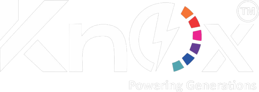 Knox logo with the text 'Powering Generations'
